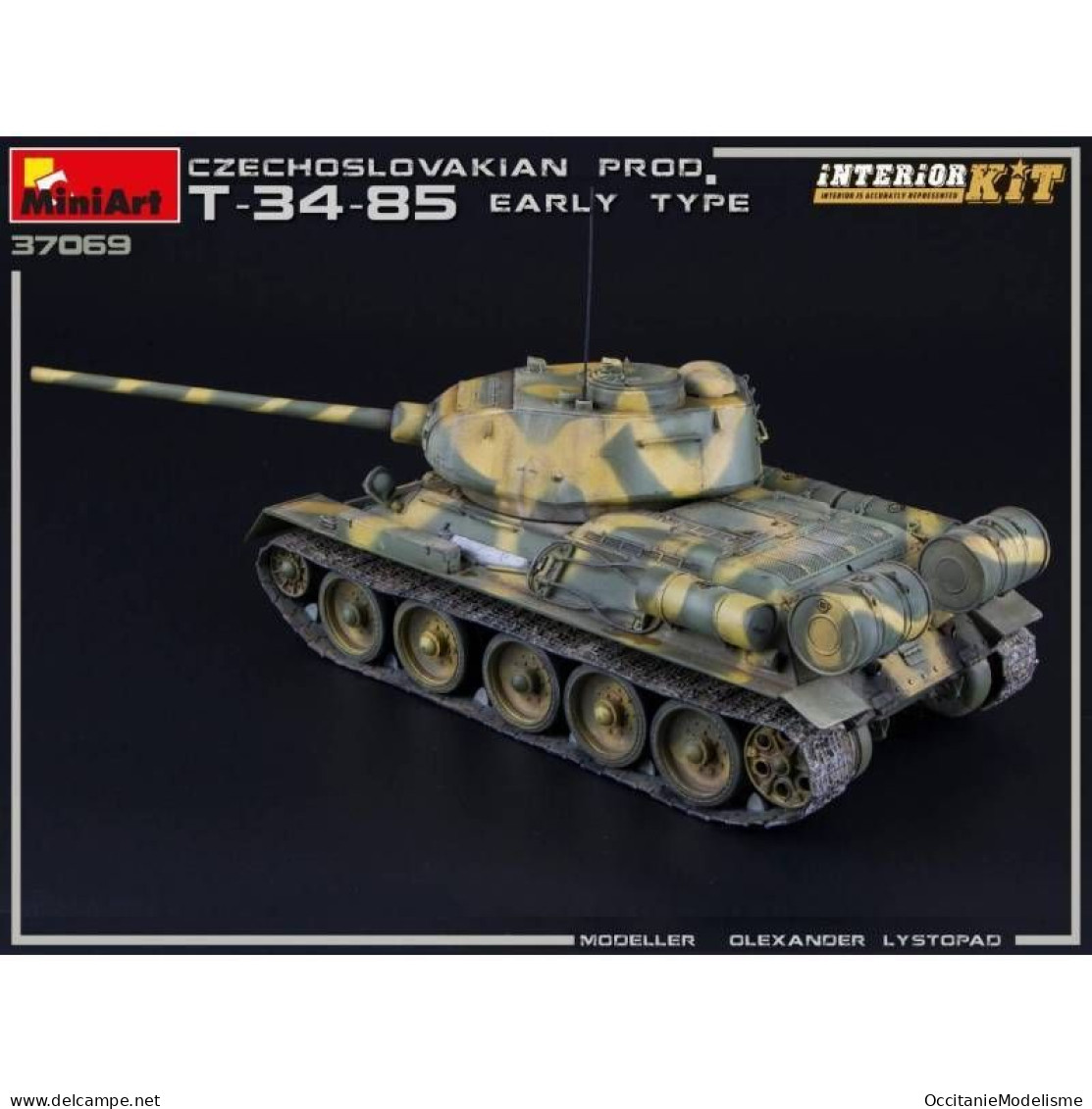 Miniart - CHAR T-34/85 Czechoslovak prod. early type maquette réf. 37069 Neuf NBO 1/35