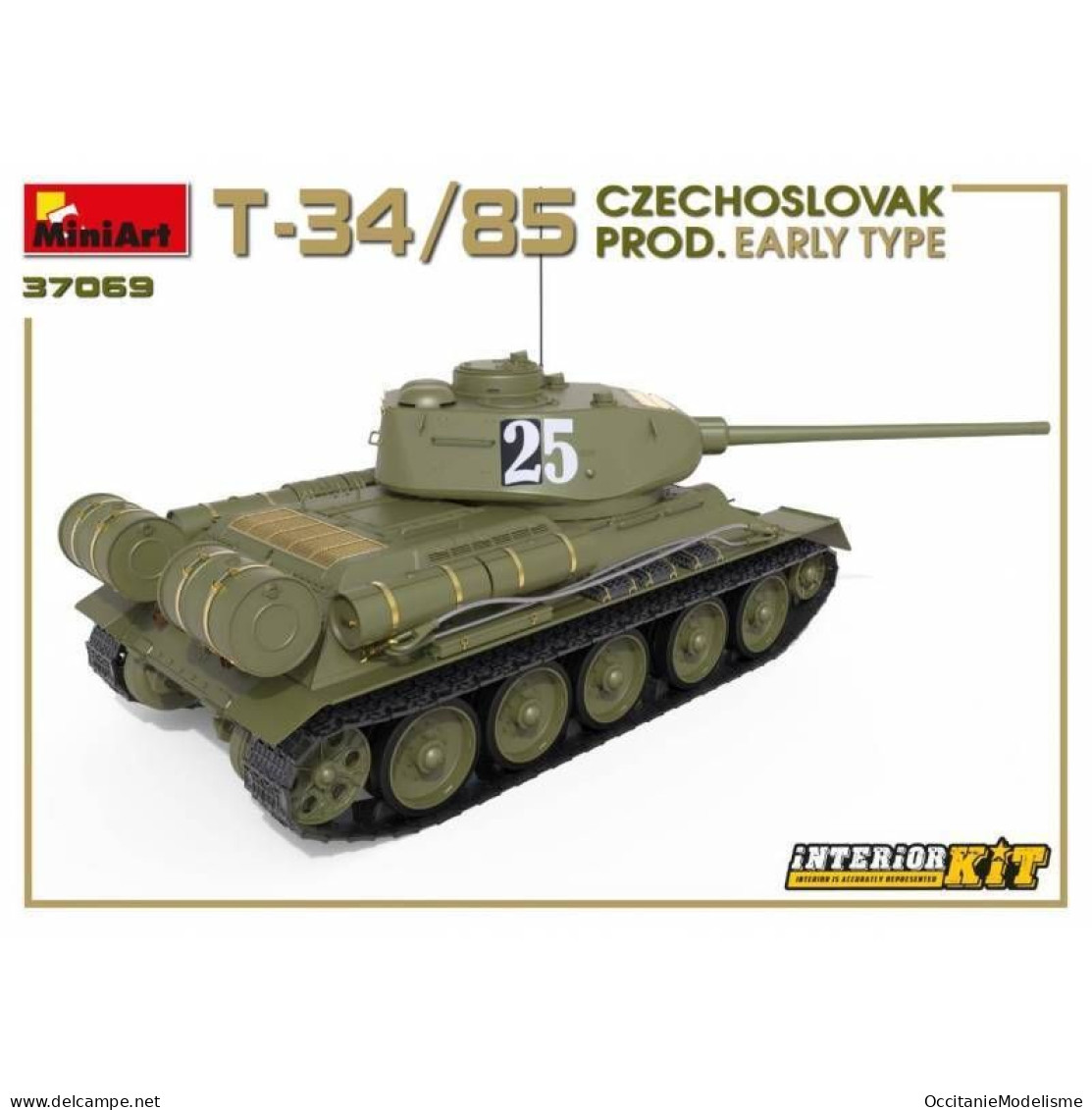 Miniart - CHAR T-34/85 Czechoslovak prod. early type maquette réf. 37069 Neuf NBO 1/35