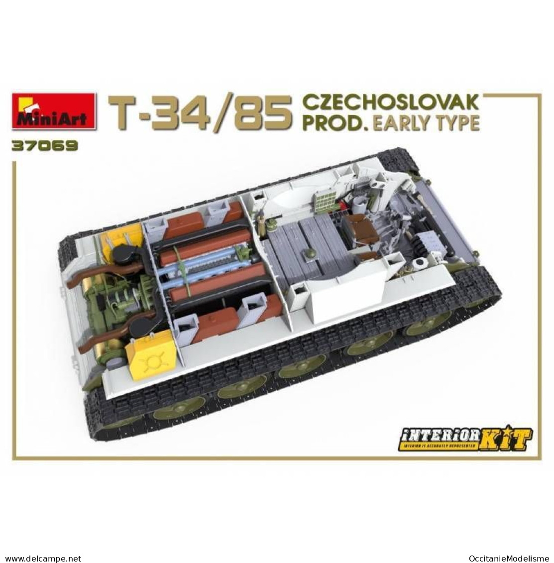 Miniart - CHAR T-34/85 Czechoslovak prod. early type maquette réf. 37069 Neuf NBO 1/35