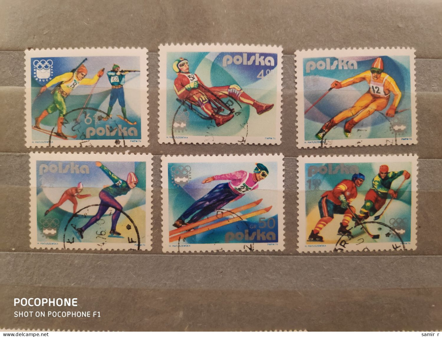 1976	Poland	Sport (F85) - Used Stamps