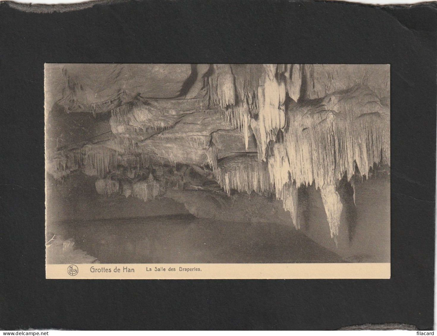 128214         Belgio,        Grottes   De  Han,     La  Salle  Des  Draperies,   NV - Rochefort