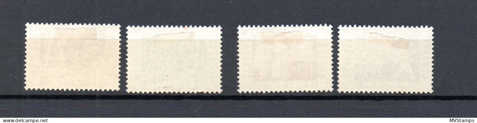 Niederlande 1952 Satz 597/600 ITEP Ausstellung Freimarken Ungebraucht/MLH - Unused Stamps