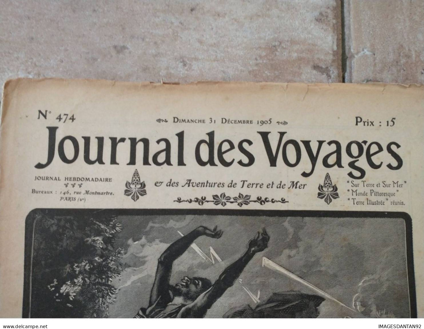 JOURNAL DES VOYAGES N° 474 DECEMBRE 1905 MESSE DE MINUIT CHES LES SAKALAVESI - Other & Unclassified