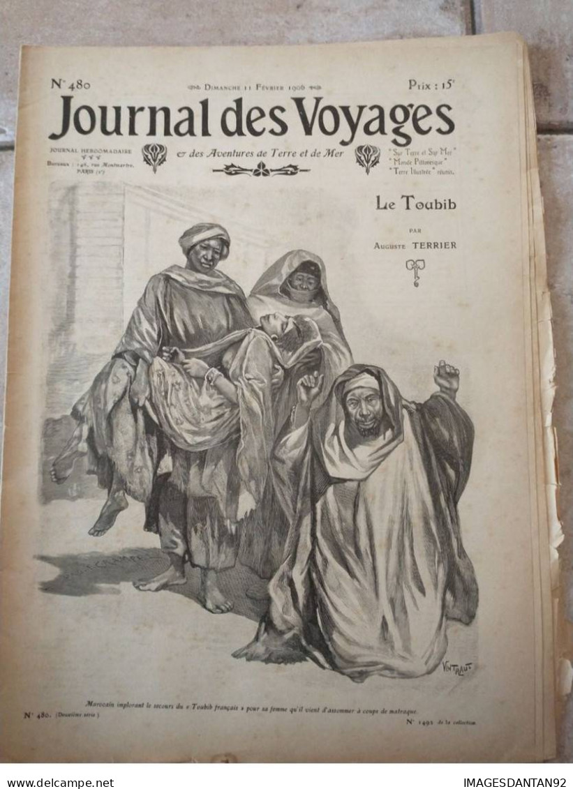 JOURNAL DES VOYAGES N° 480 FEVRIER 1906 LE TOUBIB - Autres & Non Classés