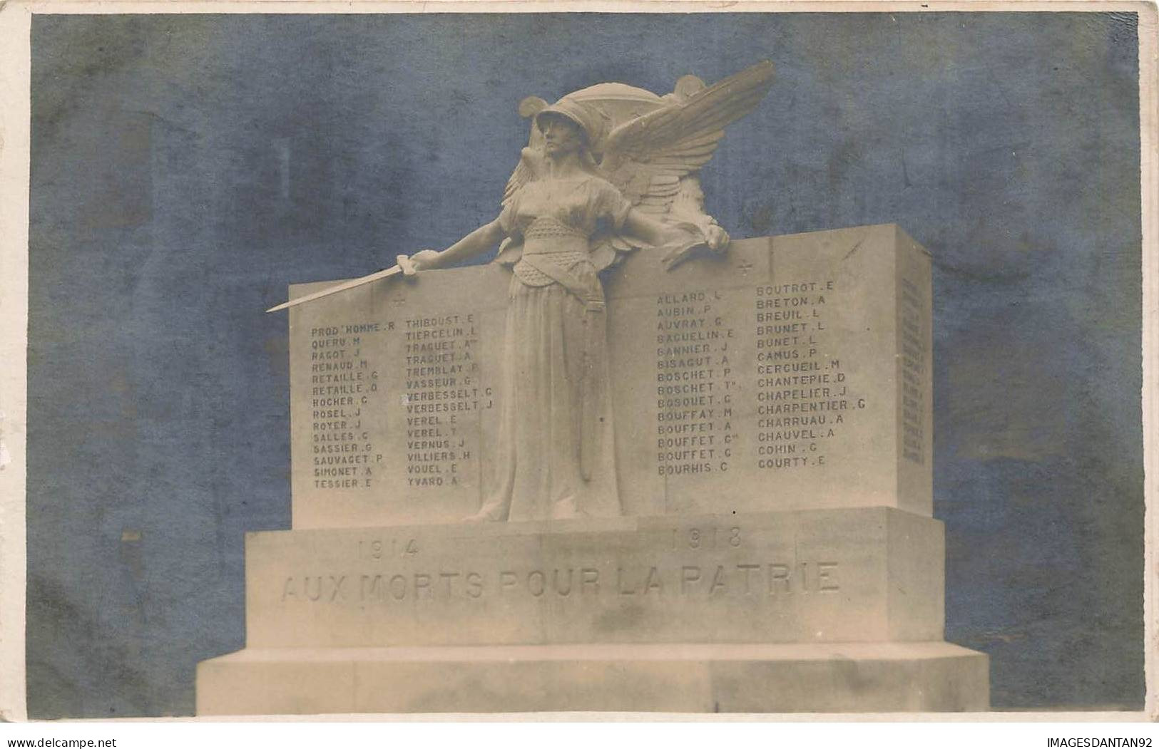 61 SEES #FG50685 LE MONUMENT AUX MORTS CARTE PHOTO - Sees