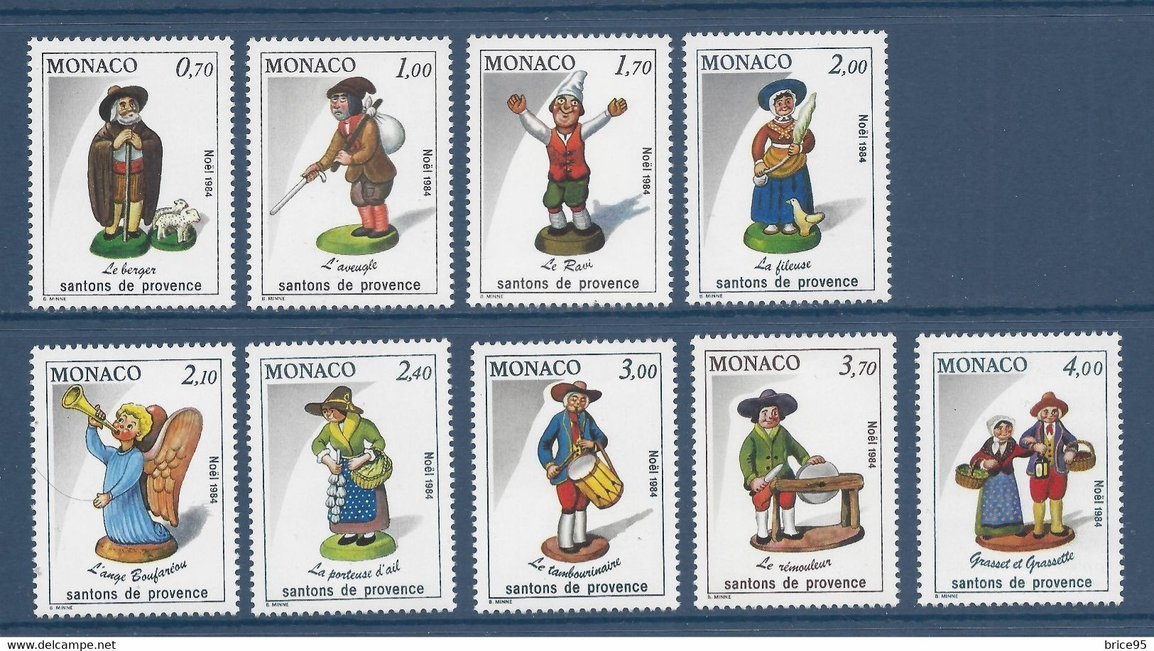 Monaco - YT N° 1437 à 1445 ** - Neuf Sans Charnière - 1984 - Unused Stamps