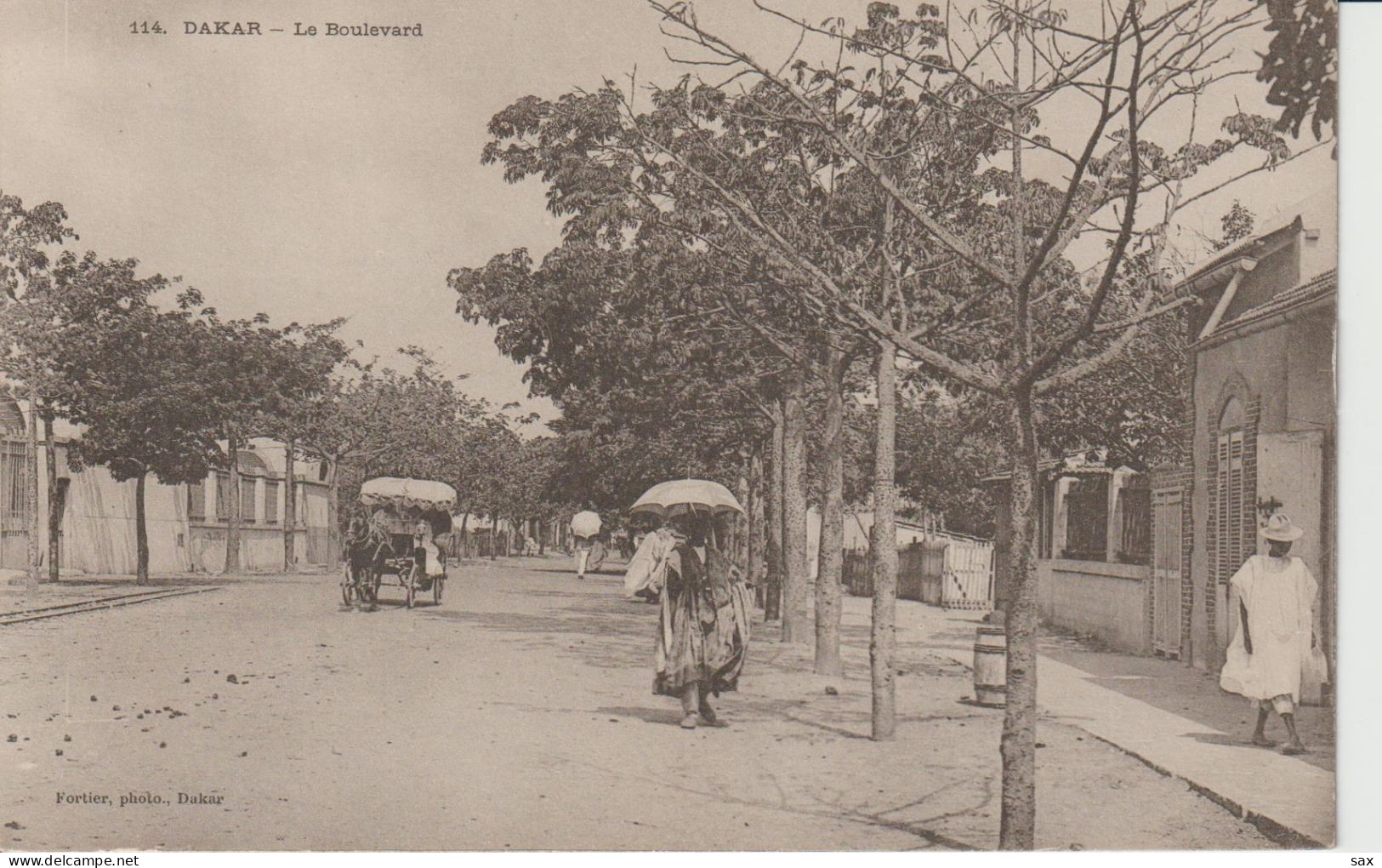 2413-139 Av 1905 N°114  Dakar Le Boulevard   Fortier Photo Dakar  Retrait Le 13-04 - Senegal