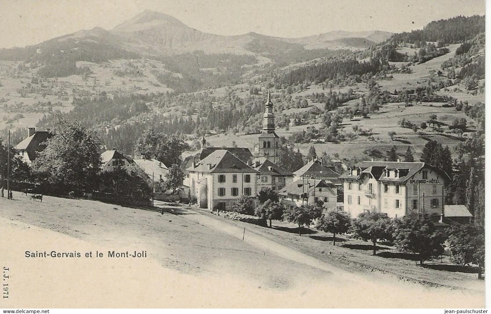 74 - Saint-Gervais Et Le Mont-Joli  ** CPA Précurseur Vierge ** - Saint-Gervais-les-Bains