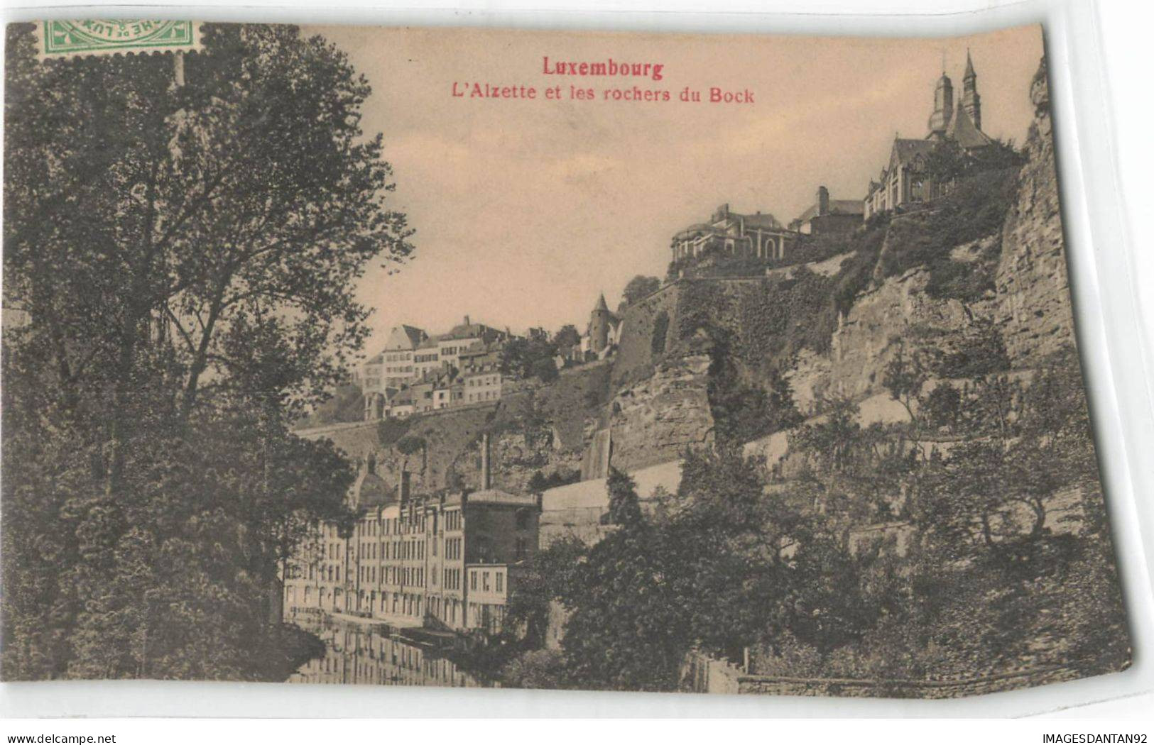 LUXEMBOURG #FG51915 ALZETTE ET ROCHERS DE BOCK EDIT HOUSTRAAS - Luxembourg - Ville