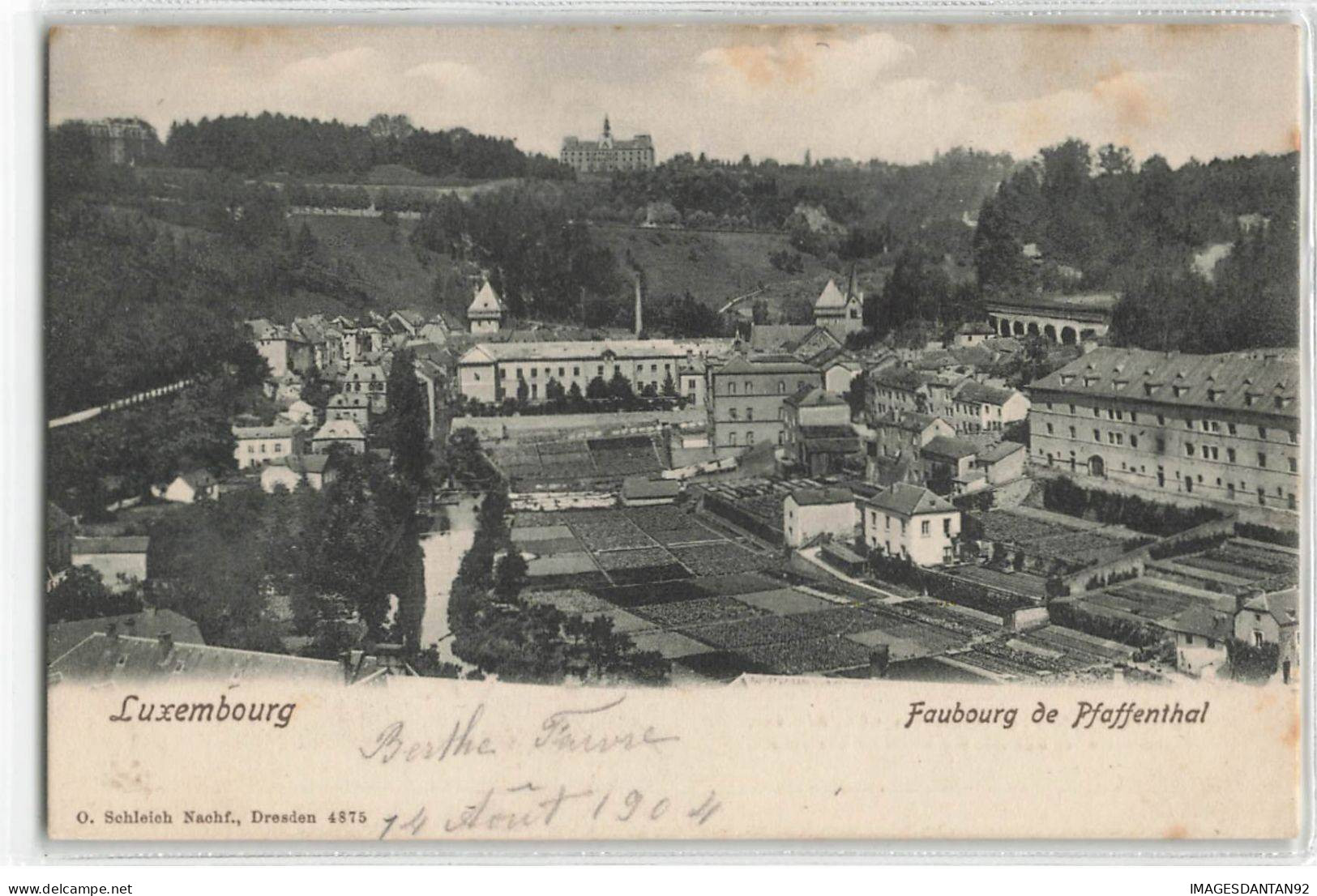 LUXEMBOURG #FG51917 FAUBOURG DE PFAFFENTHAL - Luxembourg - Ville