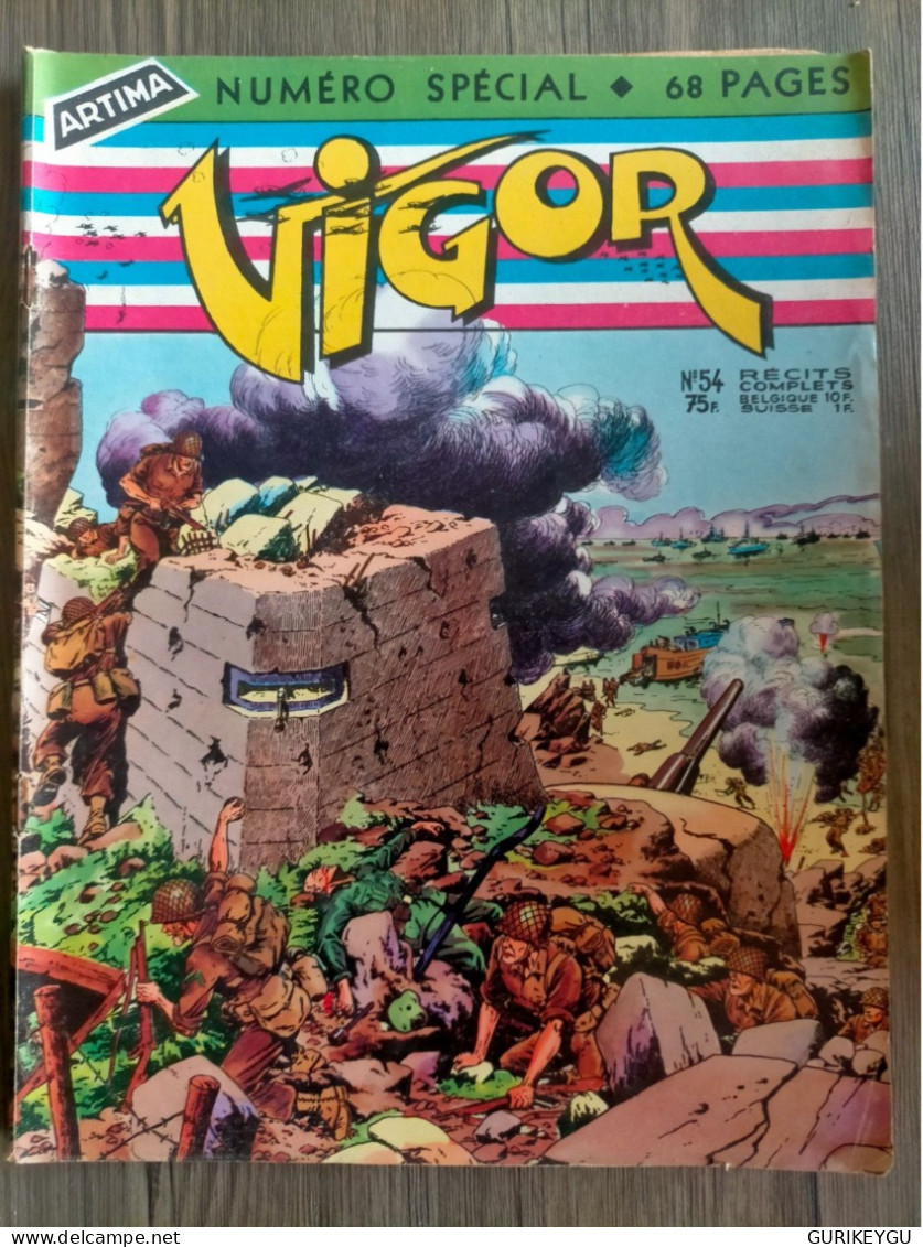 Bd Guerre VIGOR SPECIAL N°1958  BERNARD CHAMBLET LA LIBERATION  LE RALLIC ARTIMA  BIEN ++ - Arédit & Artima