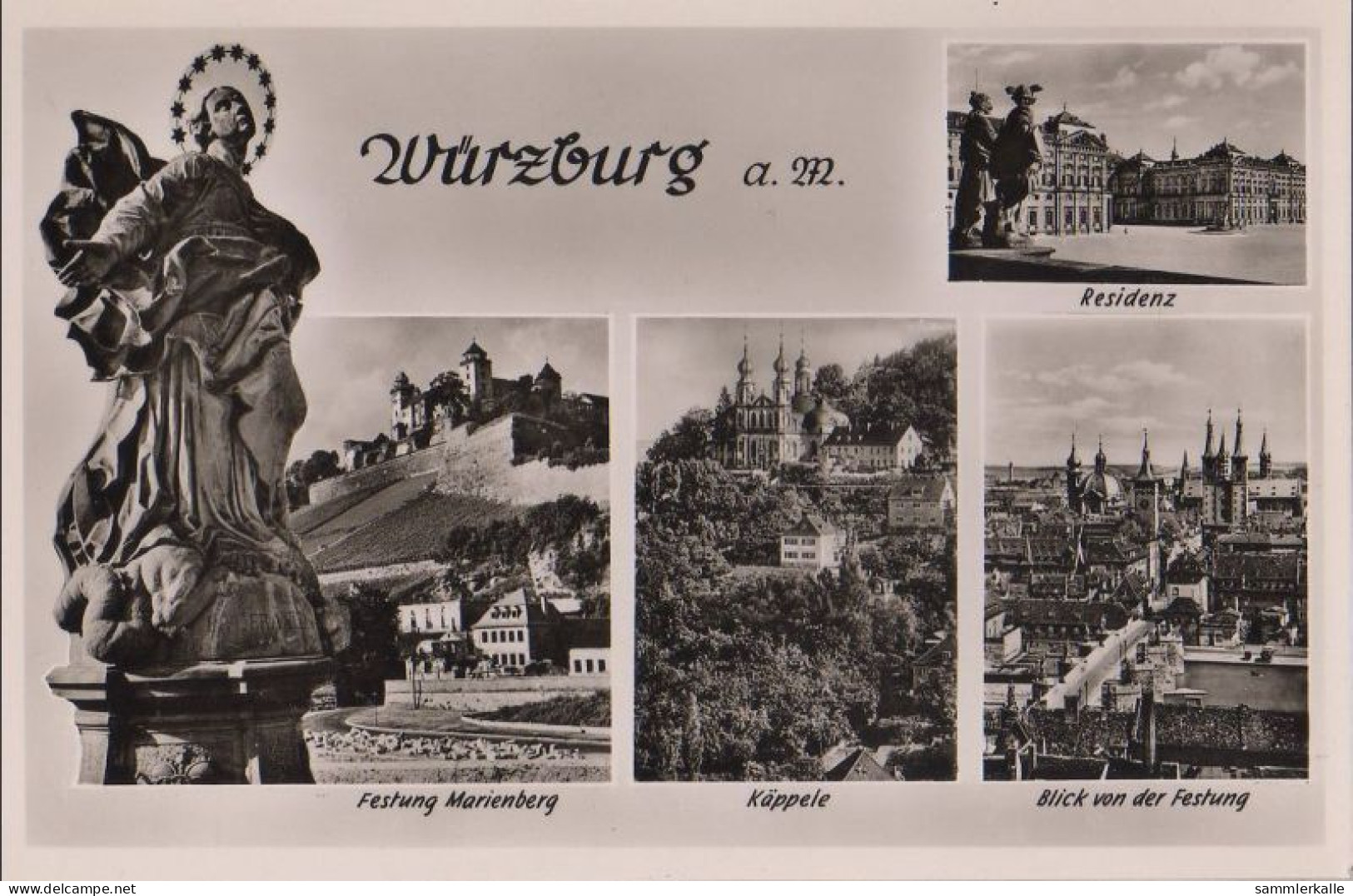 34363 - Würzburg - U.a. Marienberg - Ca. 1955 - Wuerzburg