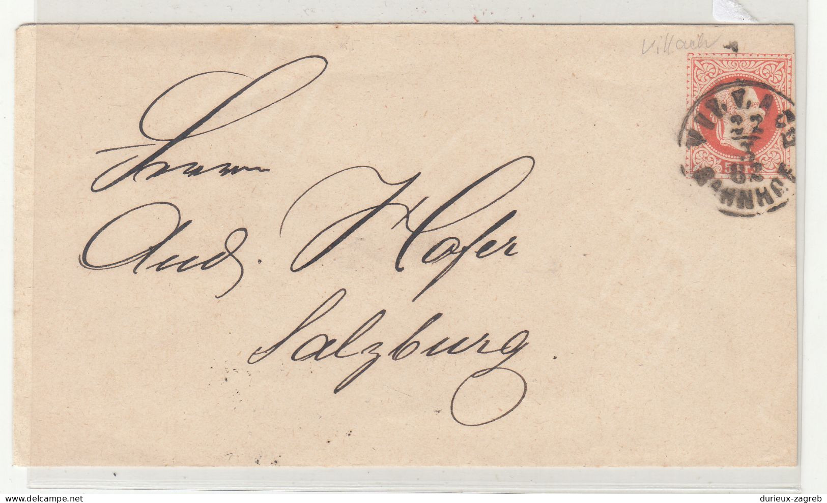 Austria Postal Stationery Letter Cover Posted 1882 B240401 - Omslagen