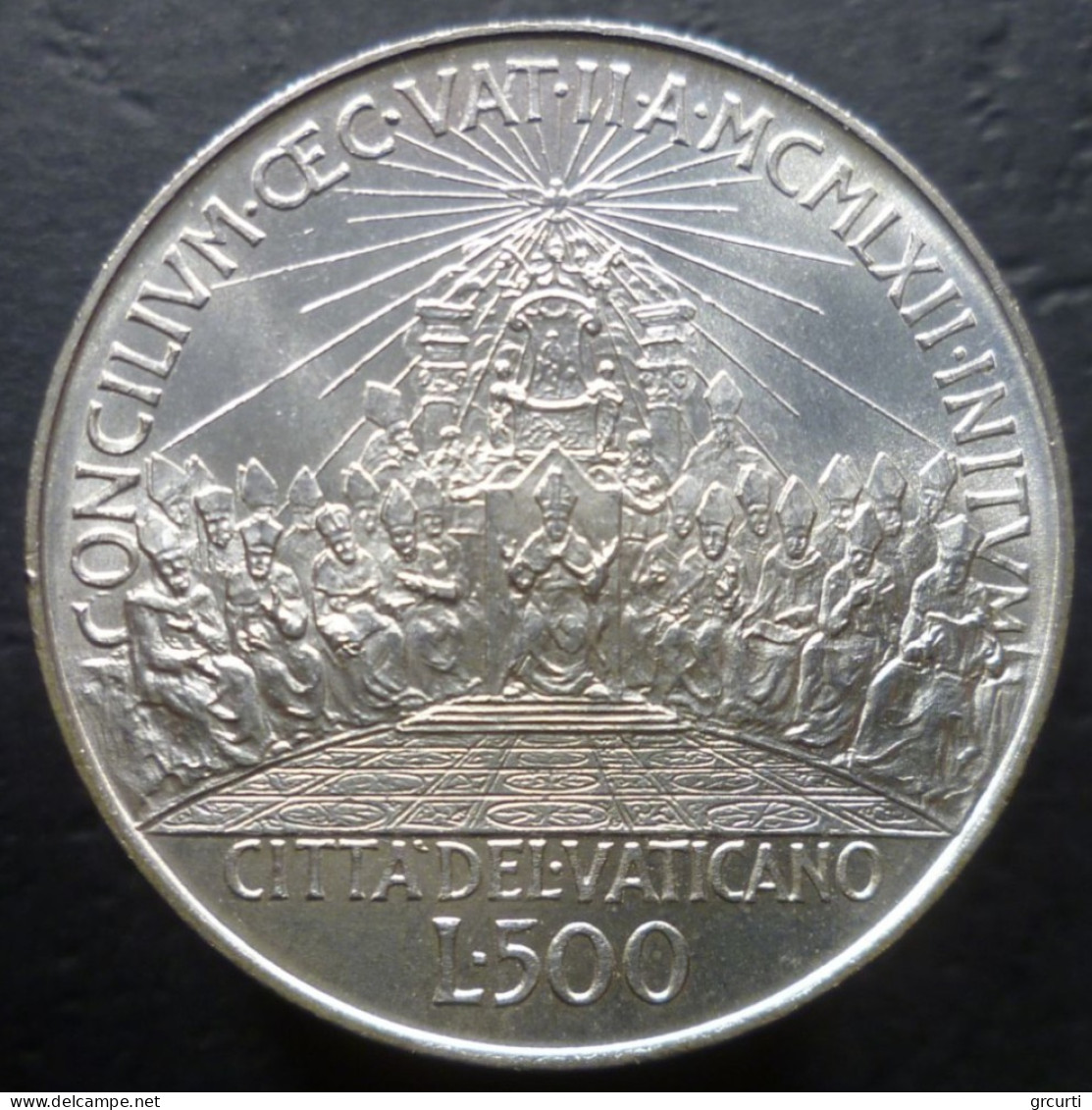 Vaticano - 500 Lire 1962 - Giovanni XXIII° - Concilio Ecumenico Vaticano II - Gig. 268 - KM# 74 - Vatican