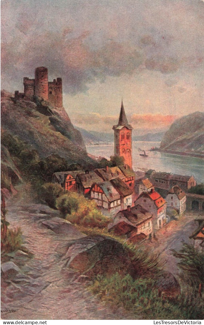 PEINTURES & TABLEAUX - Burg Maus - Carte Postale Ancienne - Malerei & Gemälde