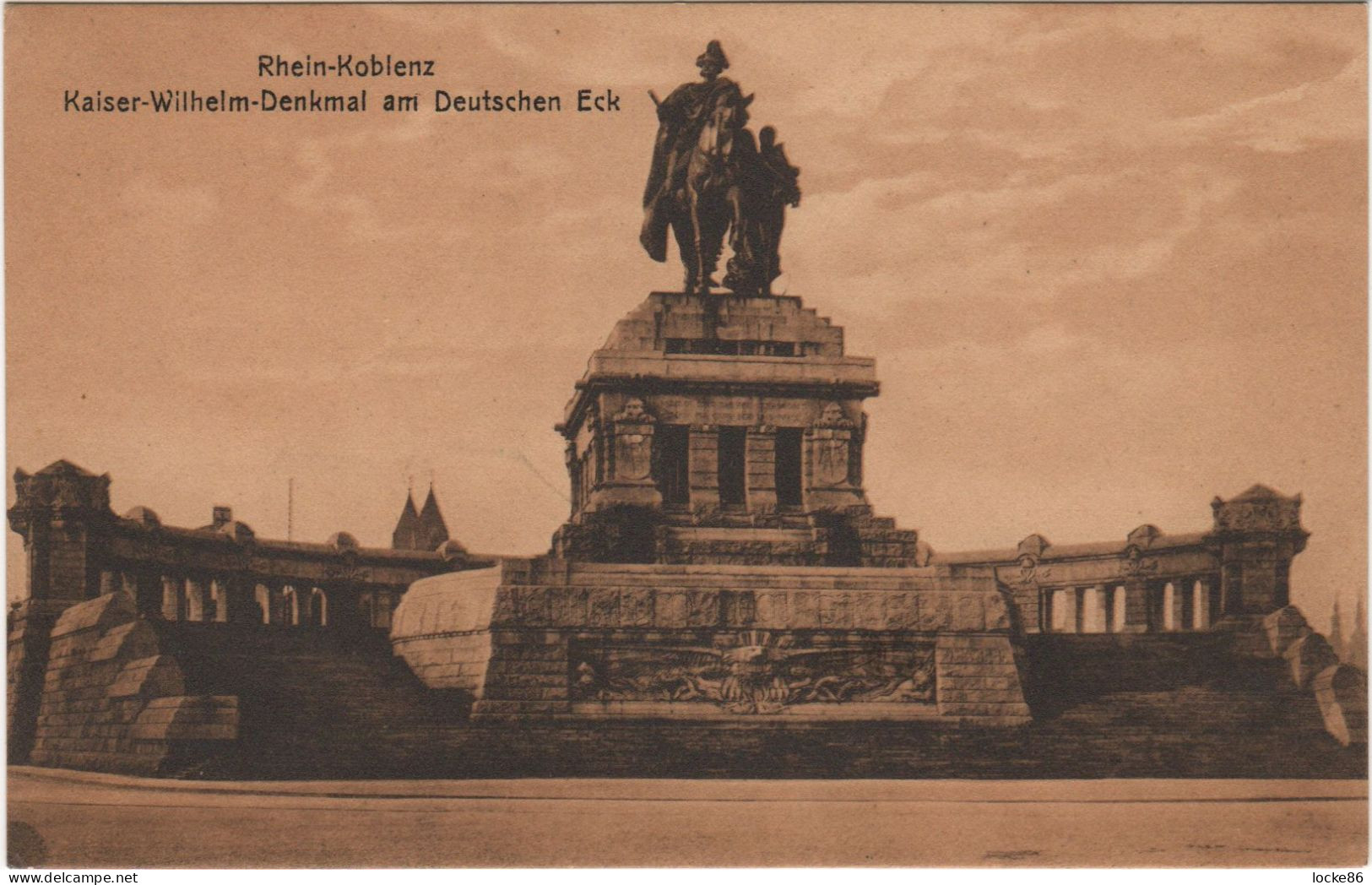 #10067 Koblenz - Kaiser-Wilhelm-Denkmal Am Deutschen Eck - Monumenten