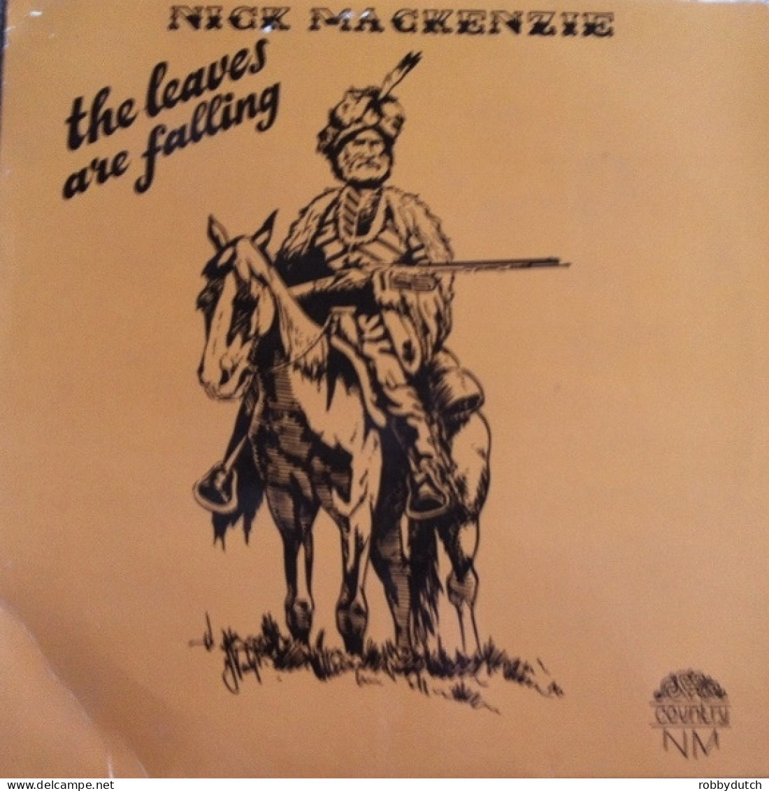 * LP *  NICK MACKENZIE - THE LEAVES ARE FALLING (Germany 1982 EX) - Country & Folk