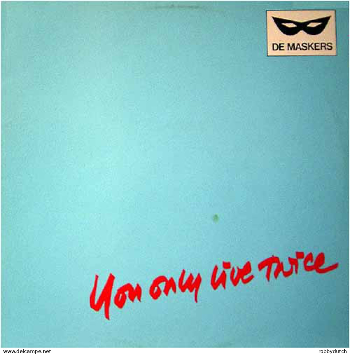 * LP *  DE MASKERS - YOU ONLY LIVE TWICE (Holland 1985) - Instrumental