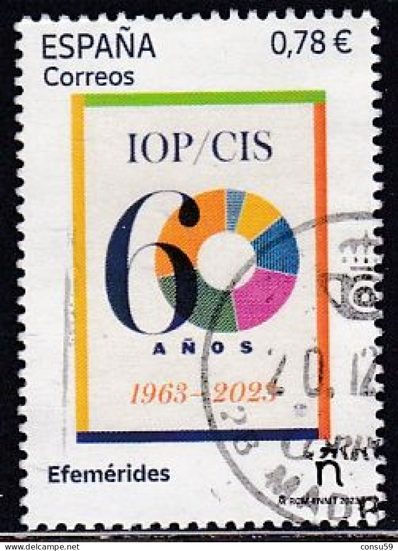 2023-ED. 5714 - Efemérides. 60 Años IOP-CIS- USADO - Gebruikt