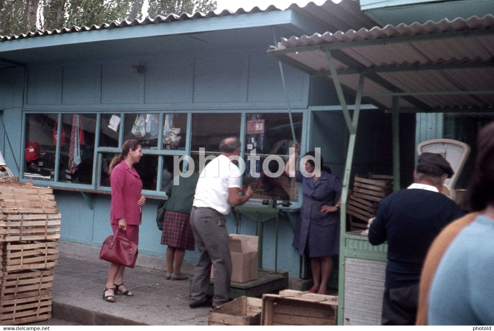 3 SLIDES SET 1977 BULGARIAN SLIVEN MARKET BULGARIA BULGARIE 35mm AMATEUR DIAPOSITIVE SLIDE Not PHOTO No FOTO NB3961 - Diapositives (slides)