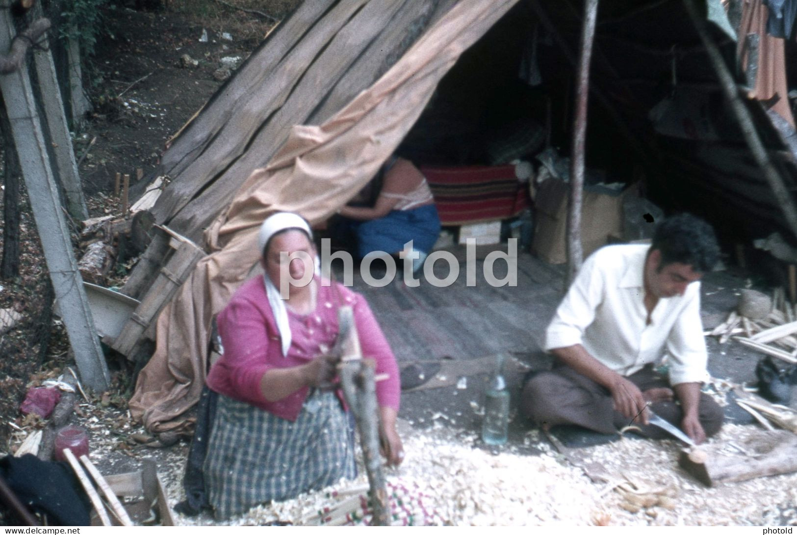 3 SLIDES SET 1977 BULGARIAN SLIVEN MARKET BULGARIA BULGARIE 35mm AMATEUR DIAPOSITIVE SLIDE Not PHOTO No FOTO NB3961 - Diapositives (slides)