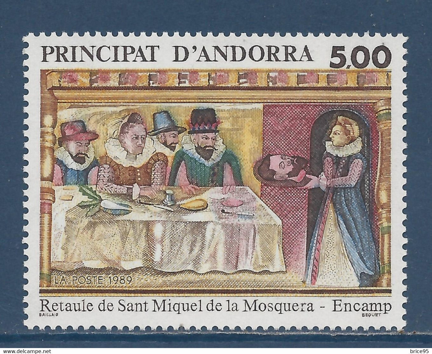 Andorre Français - YT N° 384 ** - Neuf Sans Charnière - 1989 - Ongebruikt