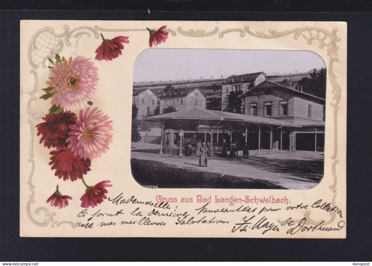 Dt. Reich AK Bad Langenschwalbach 1900 - Bad Schwalbach