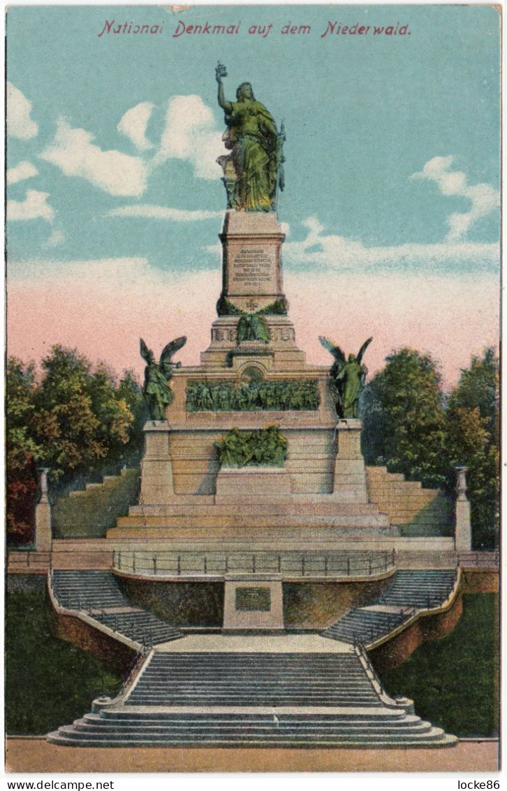 #10066 Nationaldenkmal Auf Dem Niederwald, 1923 - Monumenten