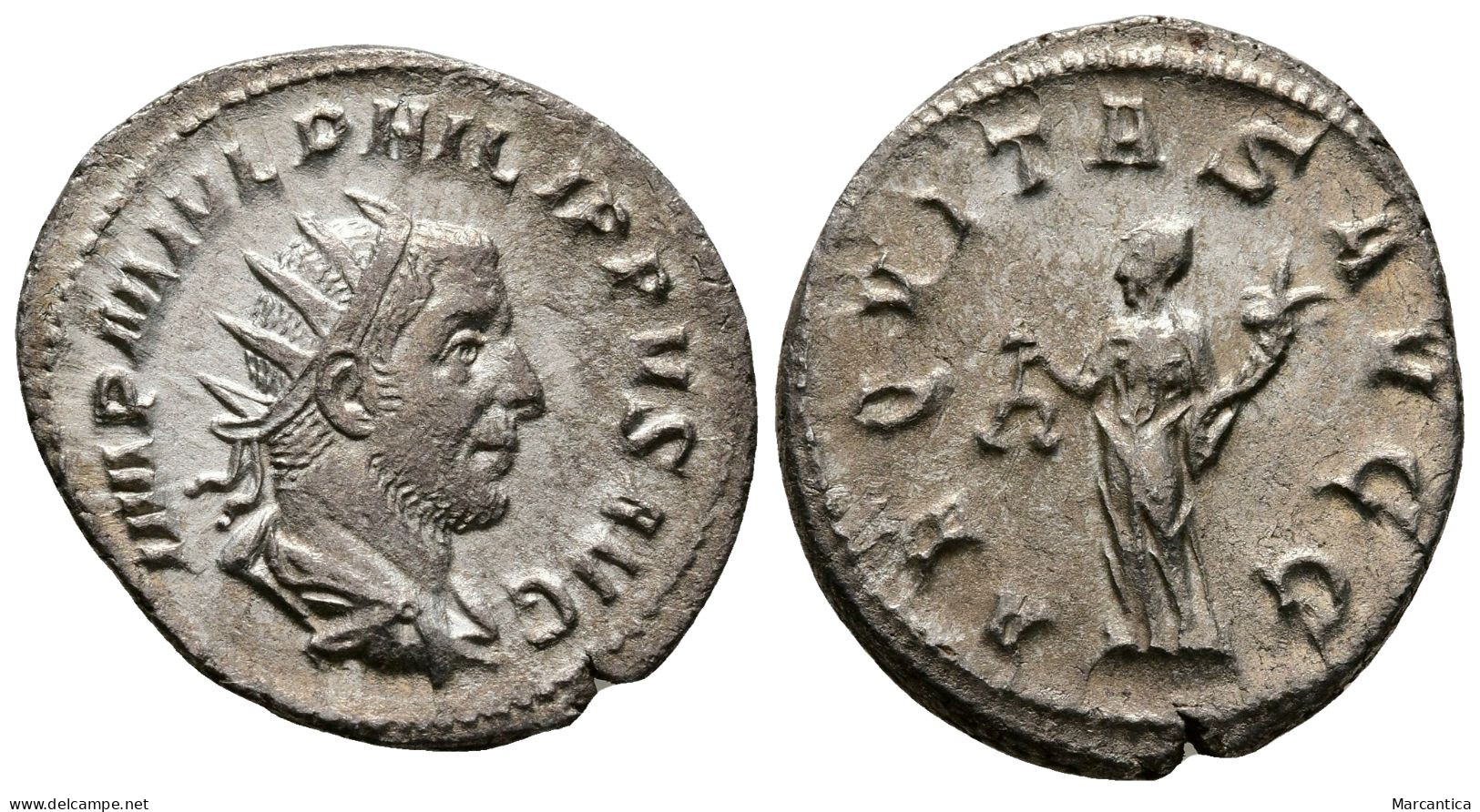 Philip I, 244-249. Antoninianus (Silver, 23mm, 3,83 G), Rome, 246. - L'Anarchie Militaire (235 à 284)