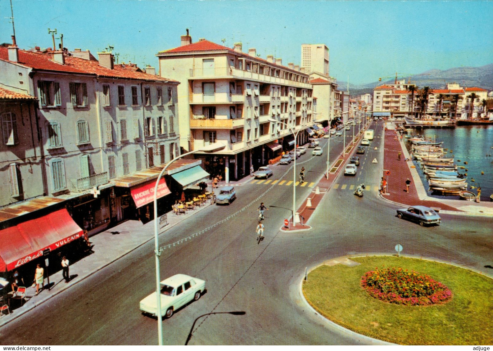 CPSM-83- LA SEYNE SUR MER - Vue Générale Du Port - Commerces - Années 60/70 * 2 Scans - La Seyne-sur-Mer