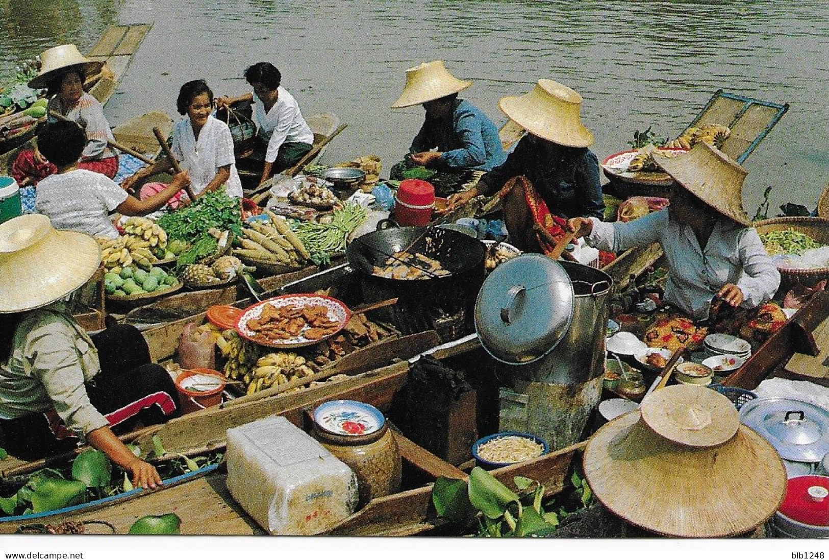 Asie > Thaïlande Marché Flotant 01 Bangpa In Ayudthya - Thaïland