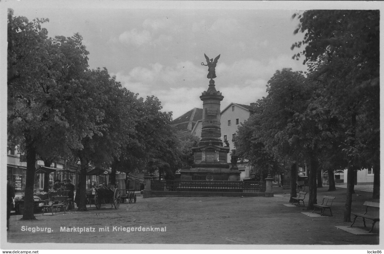 #10064 Siegburg - Markt Mit Kriegerdenkmal - Monuments