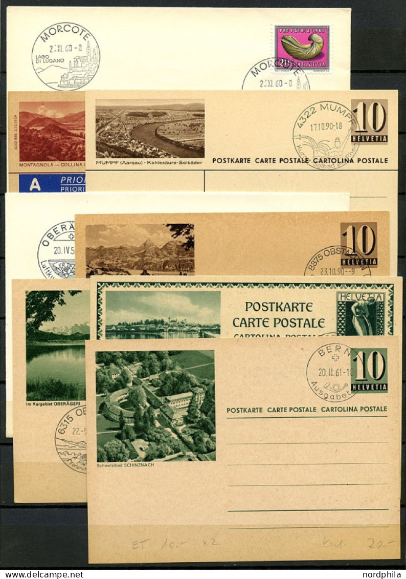 SAMMLUNGEN 527 BRIEF, Schweiz ab ca. 1949, Sammlung von 90 Belegen alle Bezug auf Wasserwirtschaft, Seen, Flüsse und The