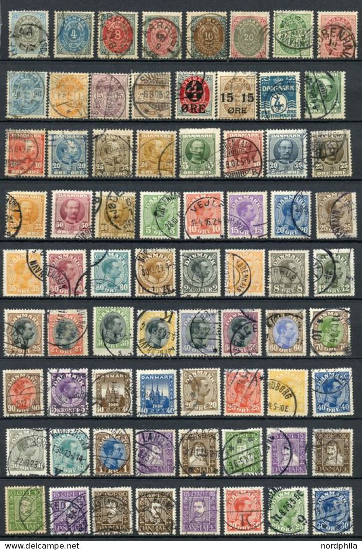 SAMMLUNGEN, LOTS O, 1875-1934, Partie Verschiedener Gestempelter Werte, Feinst/Pracht, Mi. Ca. 650.- - Lotes & Colecciones