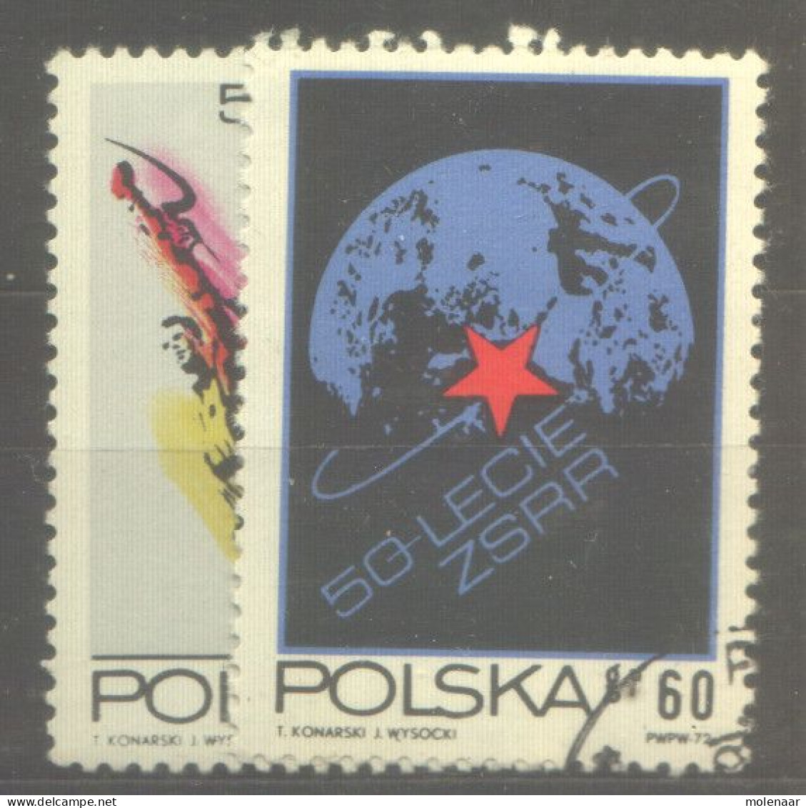 Postzegels > Europa > Polen > 1944-.... Republiek > 1971-80 > Gebruikt  2209-10 (12081) - Usati