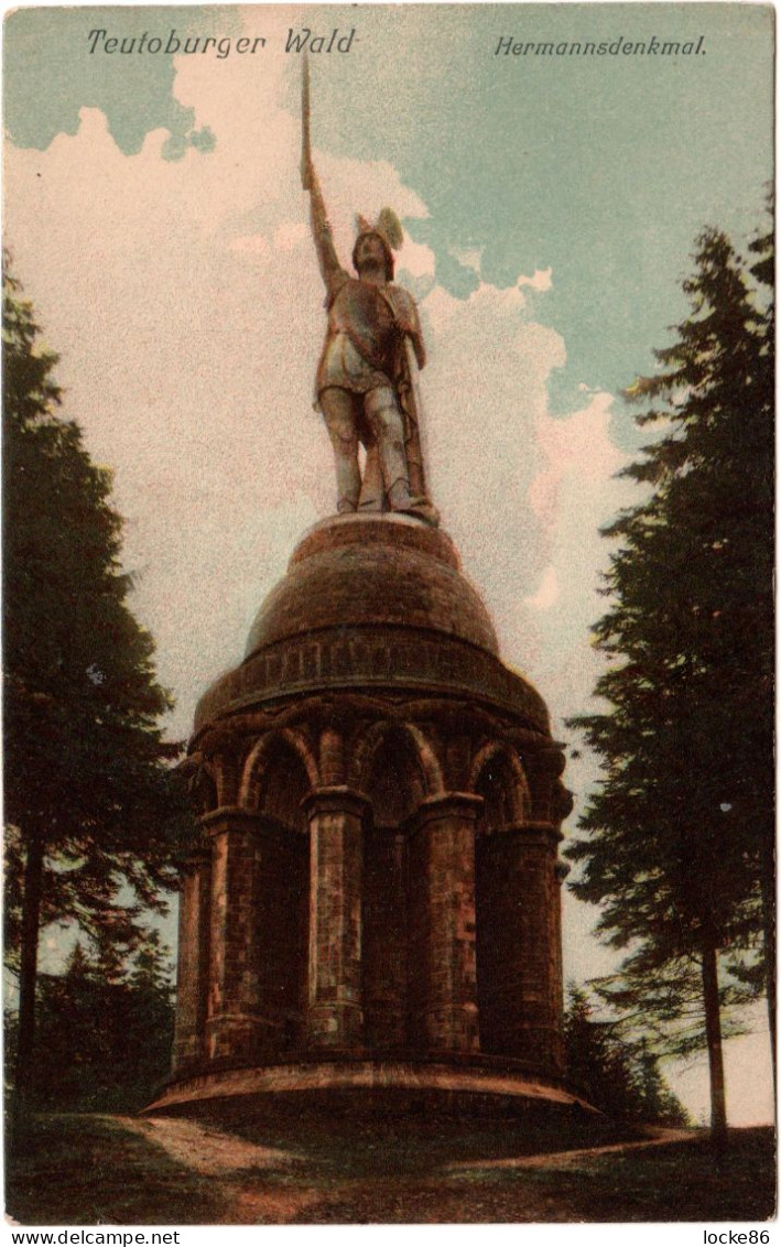 #10061 Teutoburger Wald - Hermannsdenkmal, 1906 - Monuments