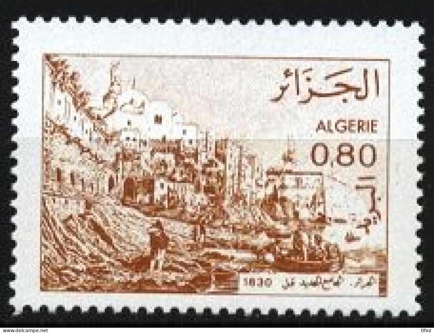Année 1982-N°759a Neuf**MNH  : Vues D'Algérie Avant 1830  (cadre Petit 30.5 X 21) - Algérie (1962-...)