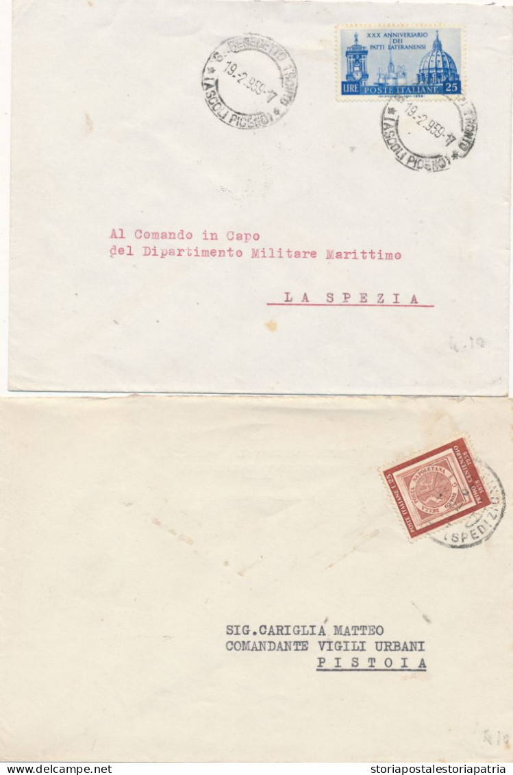 1948/60 REPUBBLICA LOTTO DI 86 BUSTE CON SINGOLI ISOLATI COMMEMORATIVI