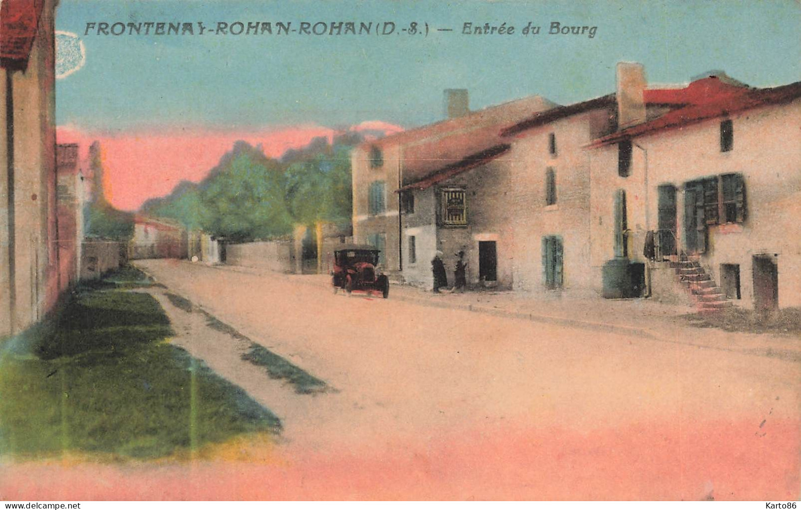 Frontenay Rohan Rohan * Entrée Du Bourg Du Village * Villageois Automobile - Frontenay-Rohan-Rohan