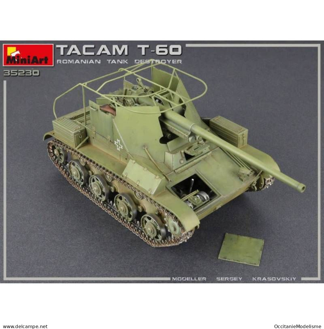 Miniart - CHAR TACAM T-60 Romanian tank destroyer maquette réf. 35230 Neuf NBO 1/35