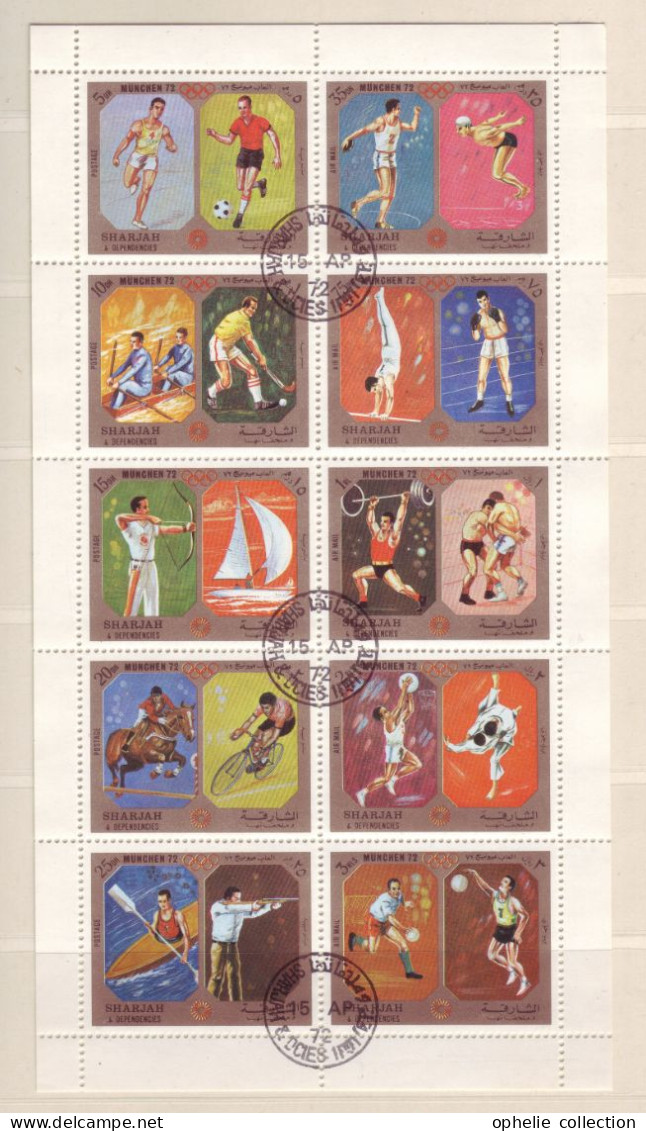 Asie - Sharjah - 1972 - Munchen'72 - Olympic Games -  6889 - Schardscha