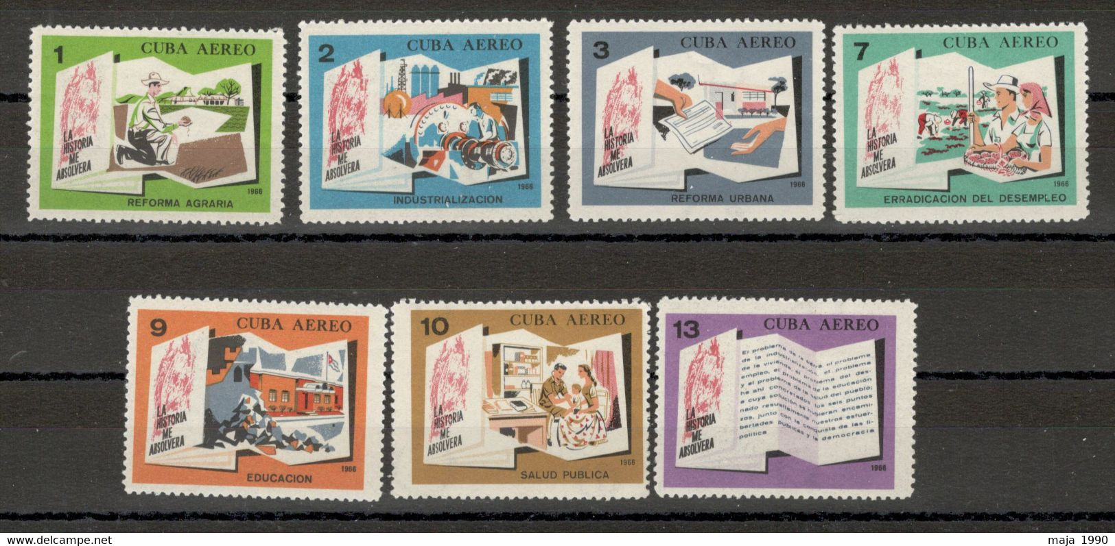 CUBA - MNH SET - INDUSTRY - AGRICULTURE - EDUCATION - 1968. - Ungebraucht