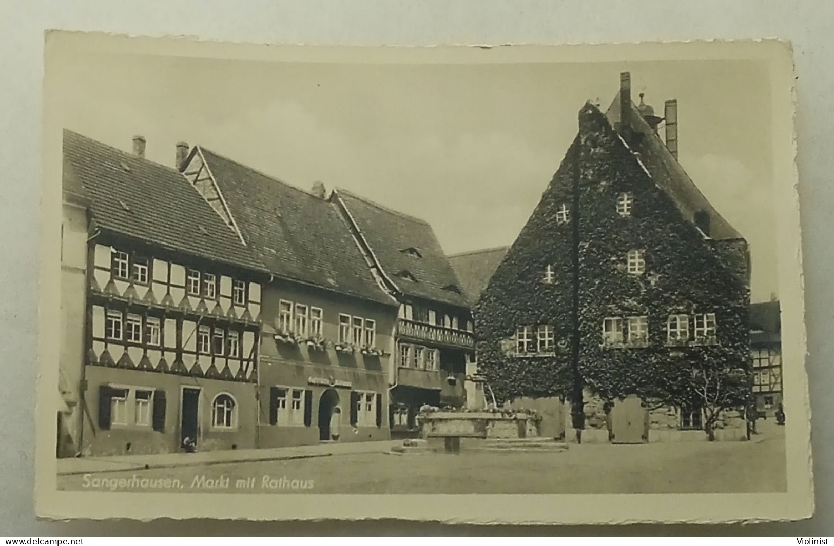 Germany-Sangerhausen, Markt Mit Rathaus - Sangerhausen