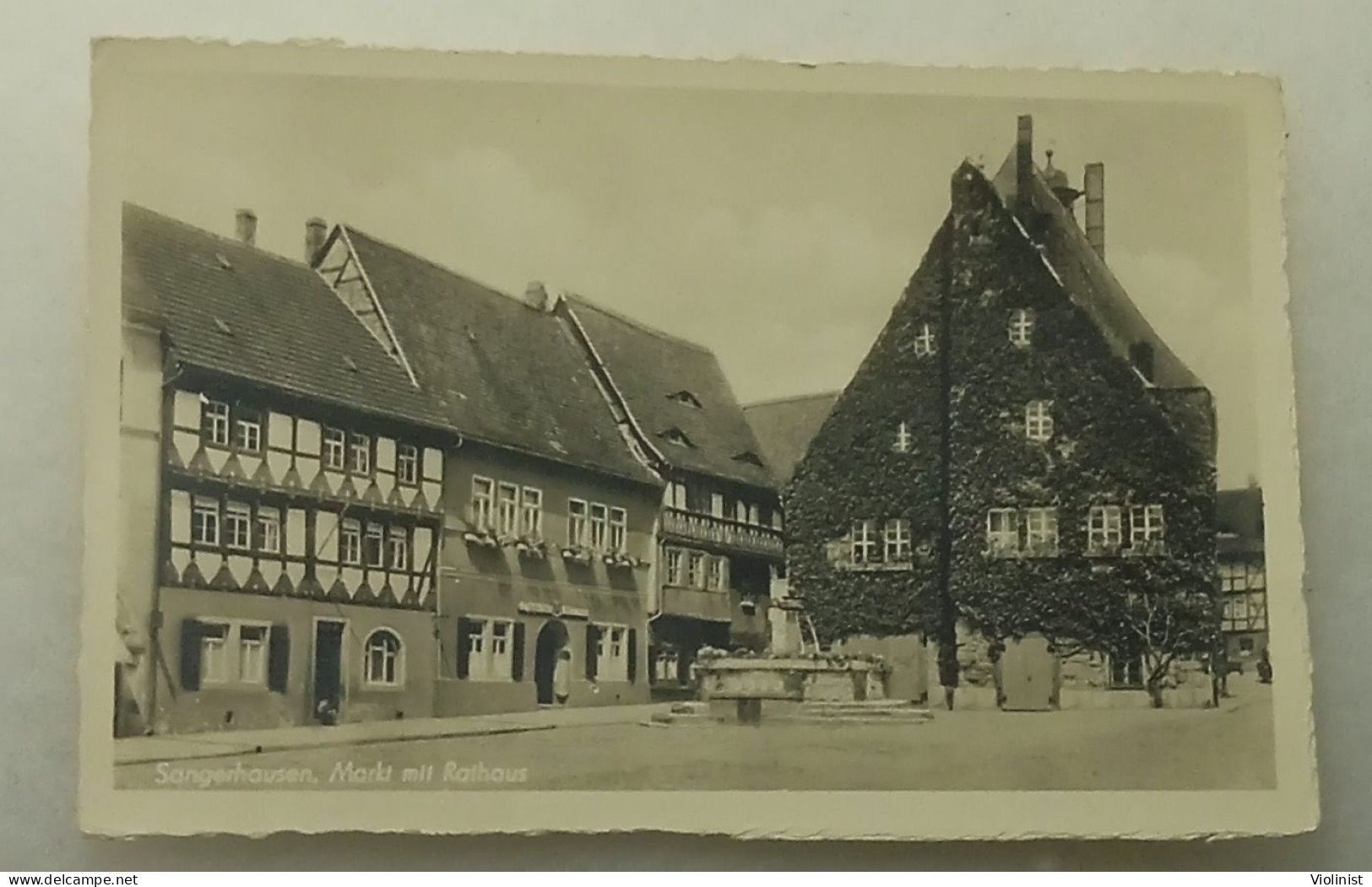 Germany-Sangerhausen, Markt Mit Rathaus - Sangerhausen