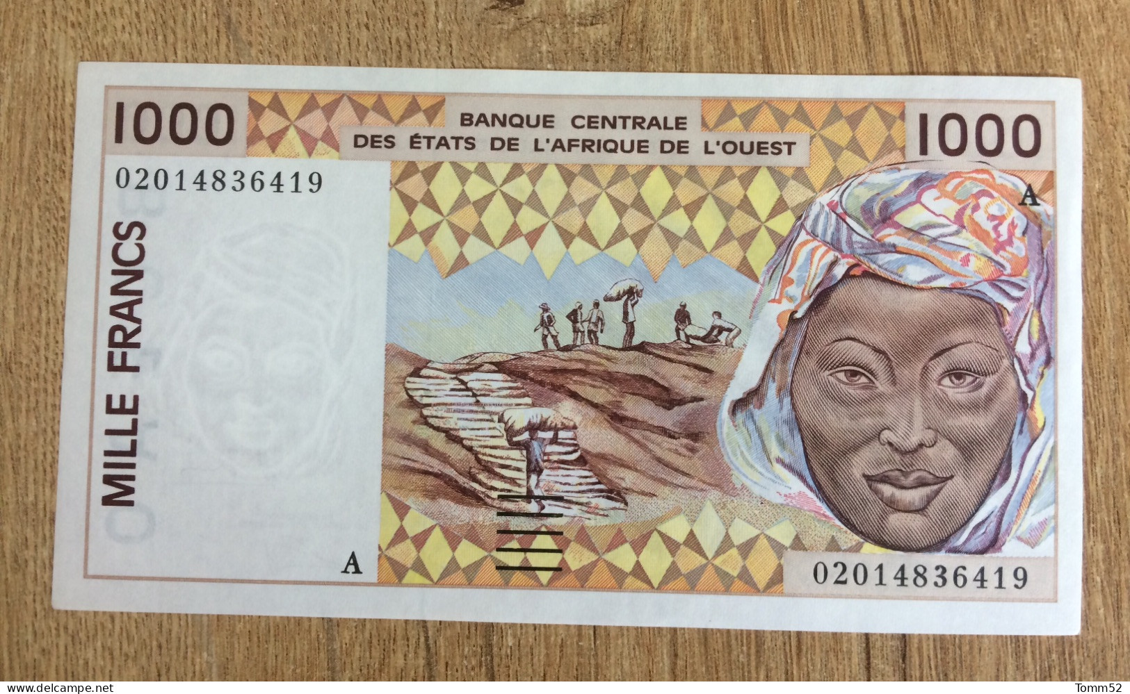 COTE D’IVOIRE 1000 Francs UNC - Côte D'Ivoire