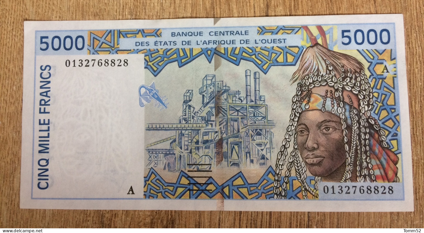 COTE D’IVOIRE 5000 Francs UNC - Costa D'Avorio