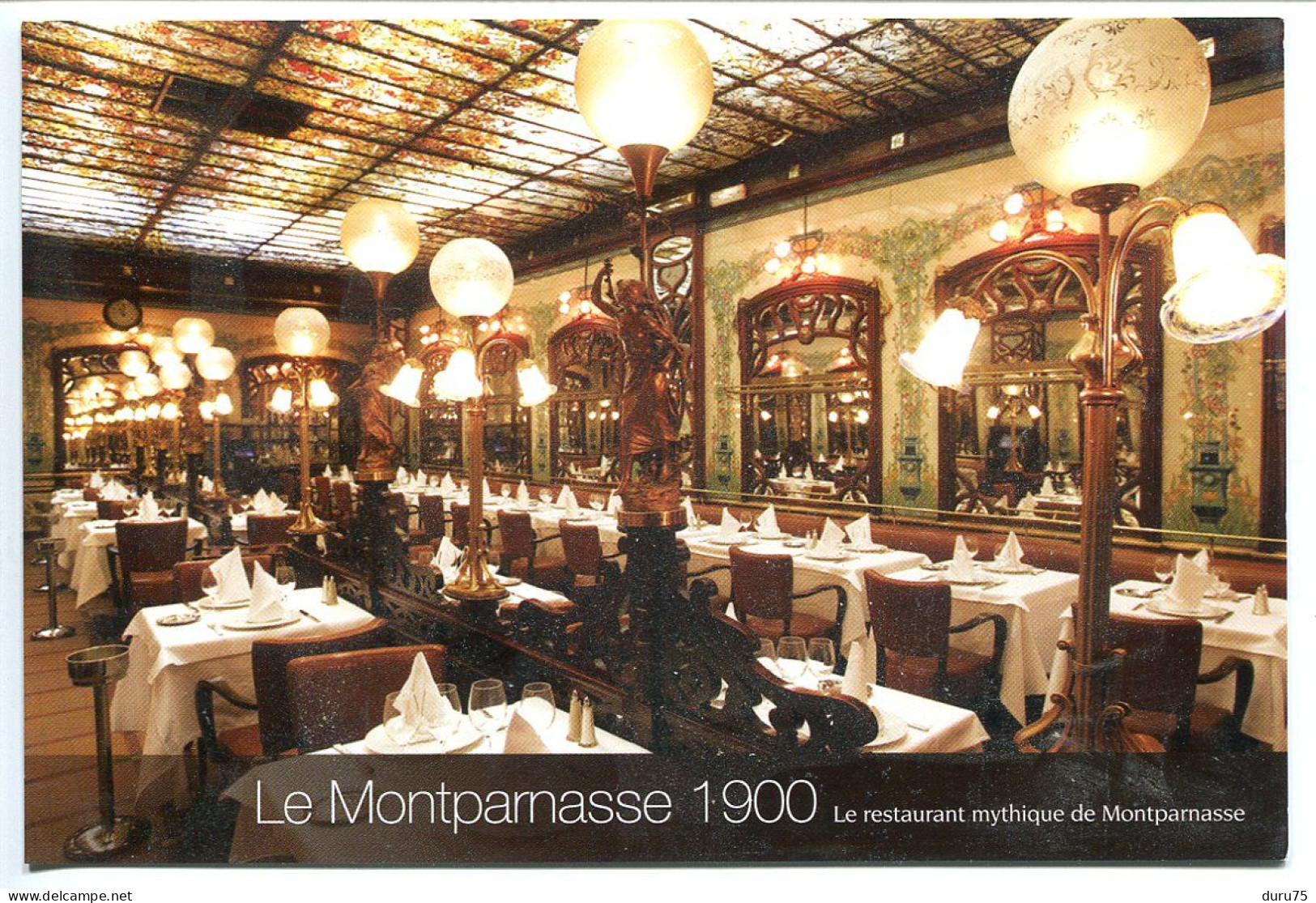 CPM 10,00 X 15,00 Cm - LE MONTPARNASSE 1900 PARIS 6e Le Restaurant Mythique De Montparnasse - Cafés, Hotels, Restaurants