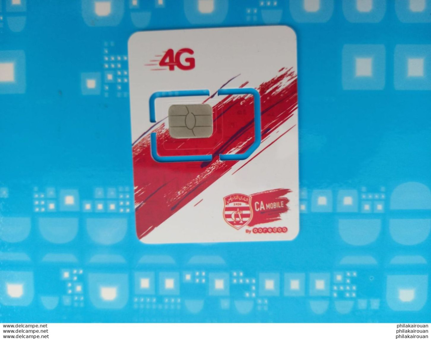 Mini Carte SIM Neuve Ooredoo CA Mobile - Tunesien