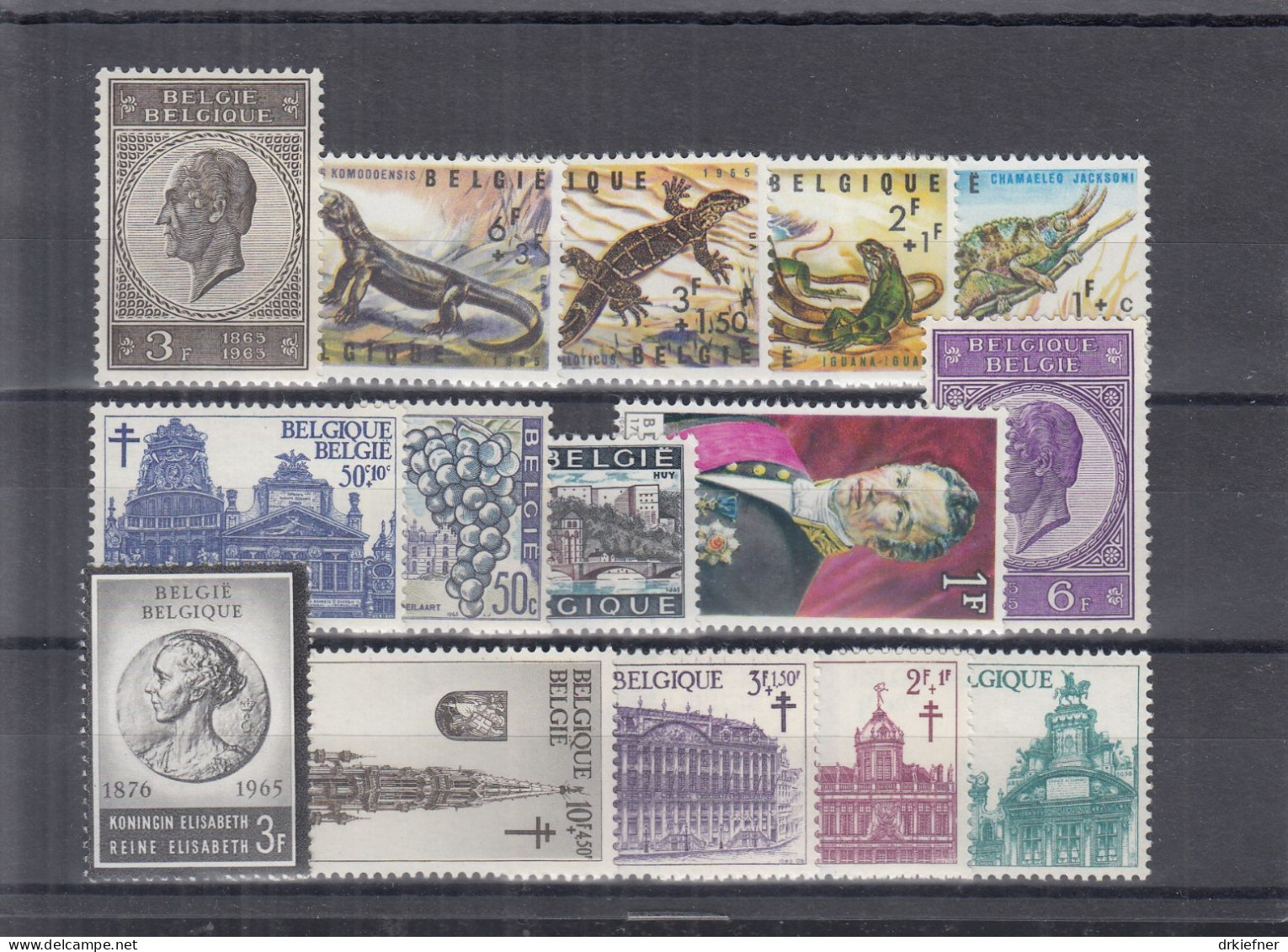 BELGIEN  1373-1404, 1406-1416, Postfrisch **, Aus Jahrgang 1965 - Nuevos