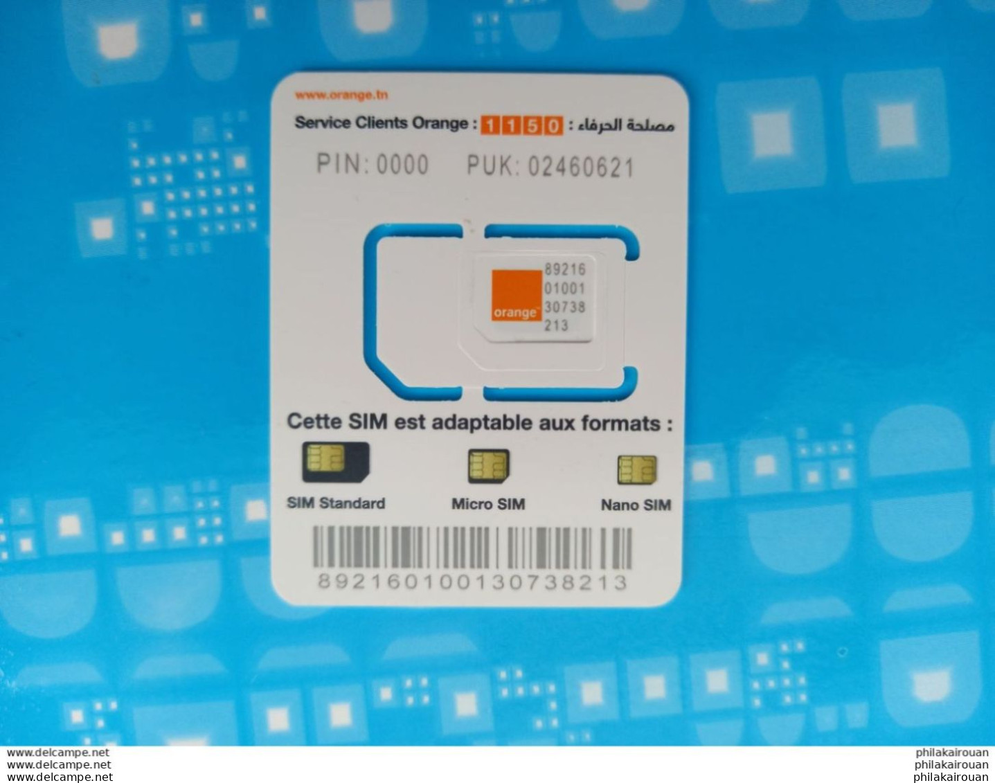 Carte SIM Mini Orange - Tunesië